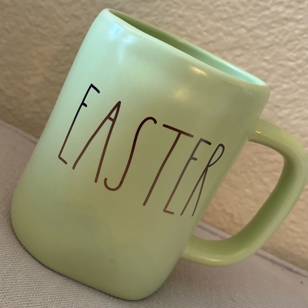 Rae Dunn Light Green “EASTER” mug  🐣